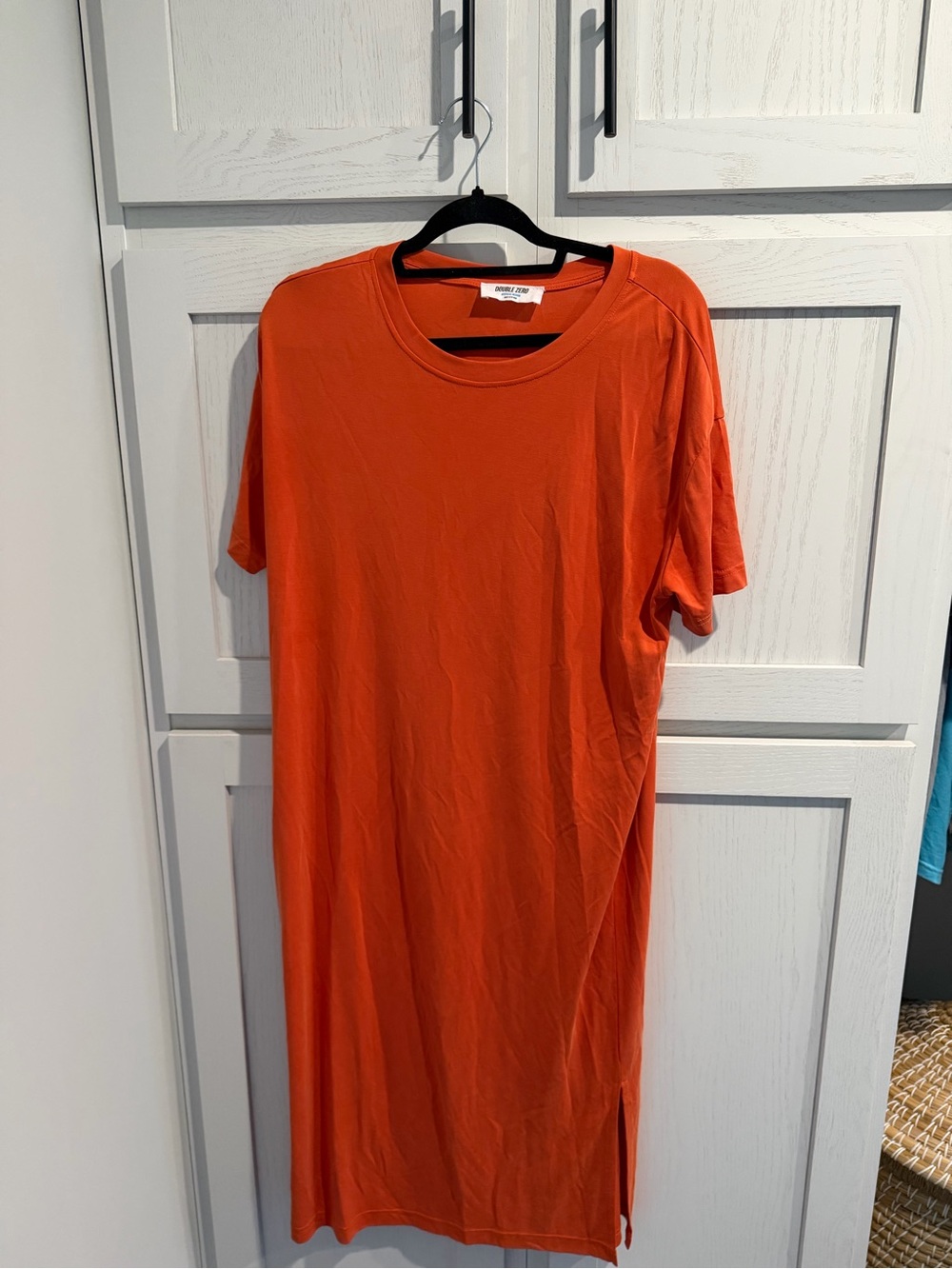 Double Zero Burnt Orange Tshirt Dress